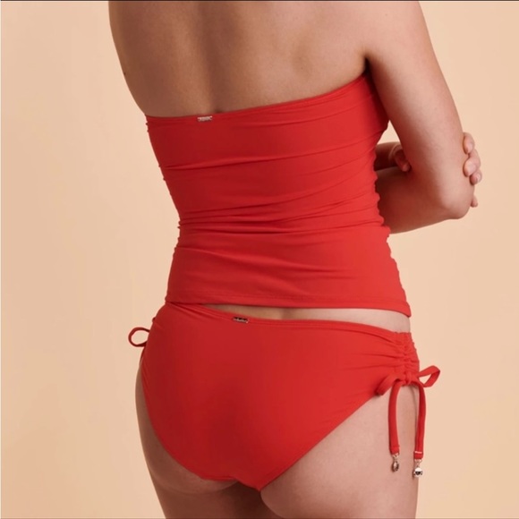 Anne Cole Side Tie Coral Bikini Bottoms - Picture 1 of 11